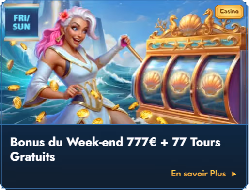 Bannière du pack de rechargement hebdomadaire de Casea Casino
