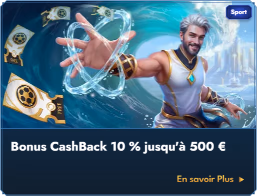 Bannière du bonus cashback de Casea Casino